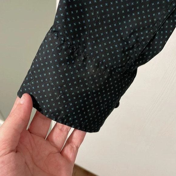 Beverly Hills Polo Club Men’s Button Down Long Sleeve Black & Blue Size Medium - Picture 8 of 8